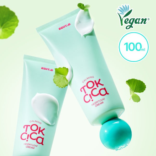 EDIT.B Calming Tok Cica Heartleaf Cream 100ml Available on Seoulbazaar, your online store for trendy korean products.