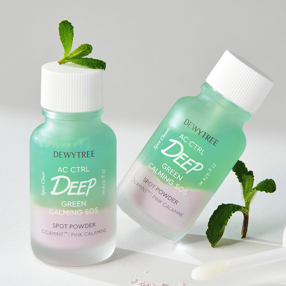 DEWYTREE AC CTRL Deep Green Calming SOS Spot Powder 21g Available on Seoulbazaar, your online store for trendy korean products.
