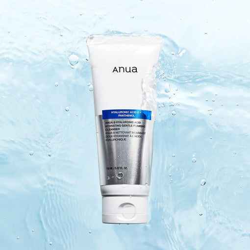 ANUA Hyaluronic 8 Acid Hydrating Gentle Foaming Cleanser 150ml Available on Seoulbazaar, your online store for trendy korean products.