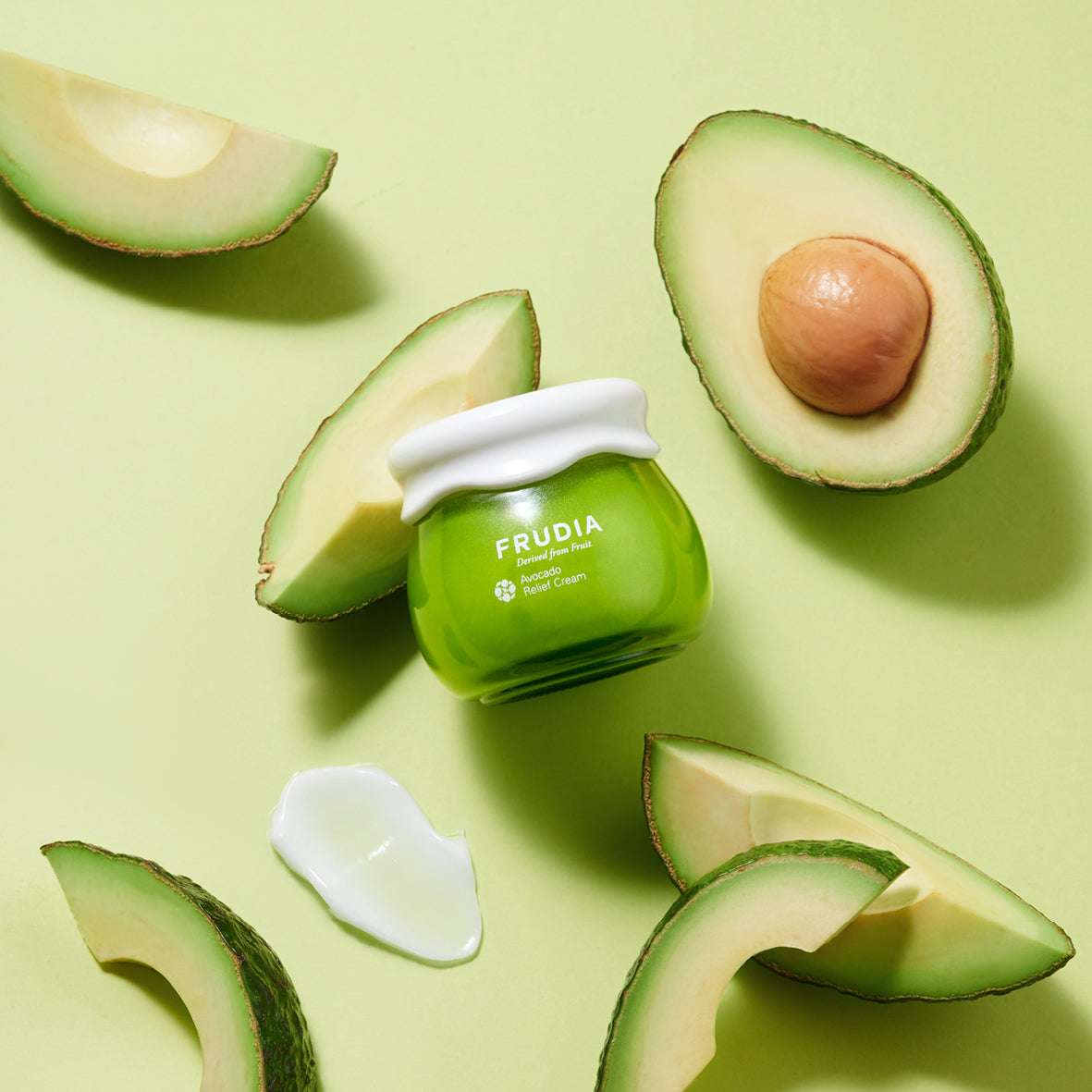 FRUDIA Avocado Relief Cream 55g Available on Seoulbazaar, your online store for trendy korean products.