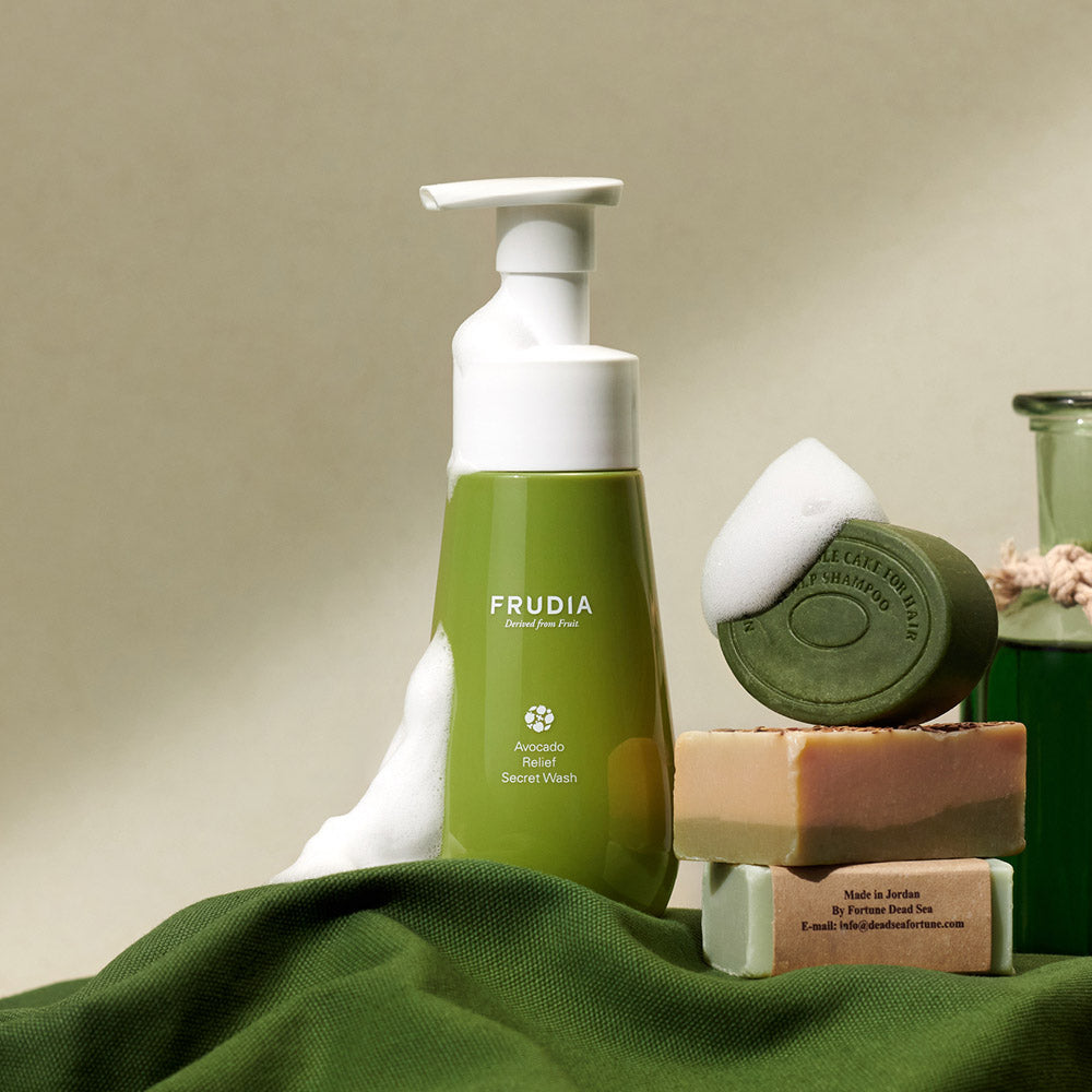 FRUDIA Avocado Relief Secret Wash 260ml Available on Seoulbazaar, your online store for trendy korean products.