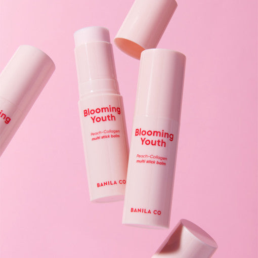 BANILA CO Blooming Youth Peach-Collagen Multi Stick Balm 10.5g Available on Seoulbazaar, your online store for trendy korean products.