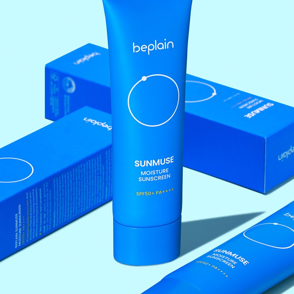 BEPLAIN Sunmuse Moisture Sunscreen SPF50+ PA++++ 50ml Available on Seoulbazaar, your online store for trendy korean products.