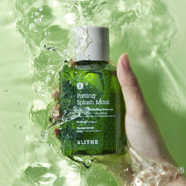 BLITHE Patting Splash Mask Soothing & Healing Green Tea 70ml/150mlm/300ml Available on Seoulbazaar, your online store for trendy korean products.