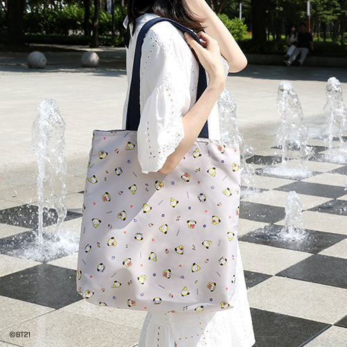 BT21 Minini Pattern Eco Bag Available on Seoulbazaar, your online store for trendy korean products.