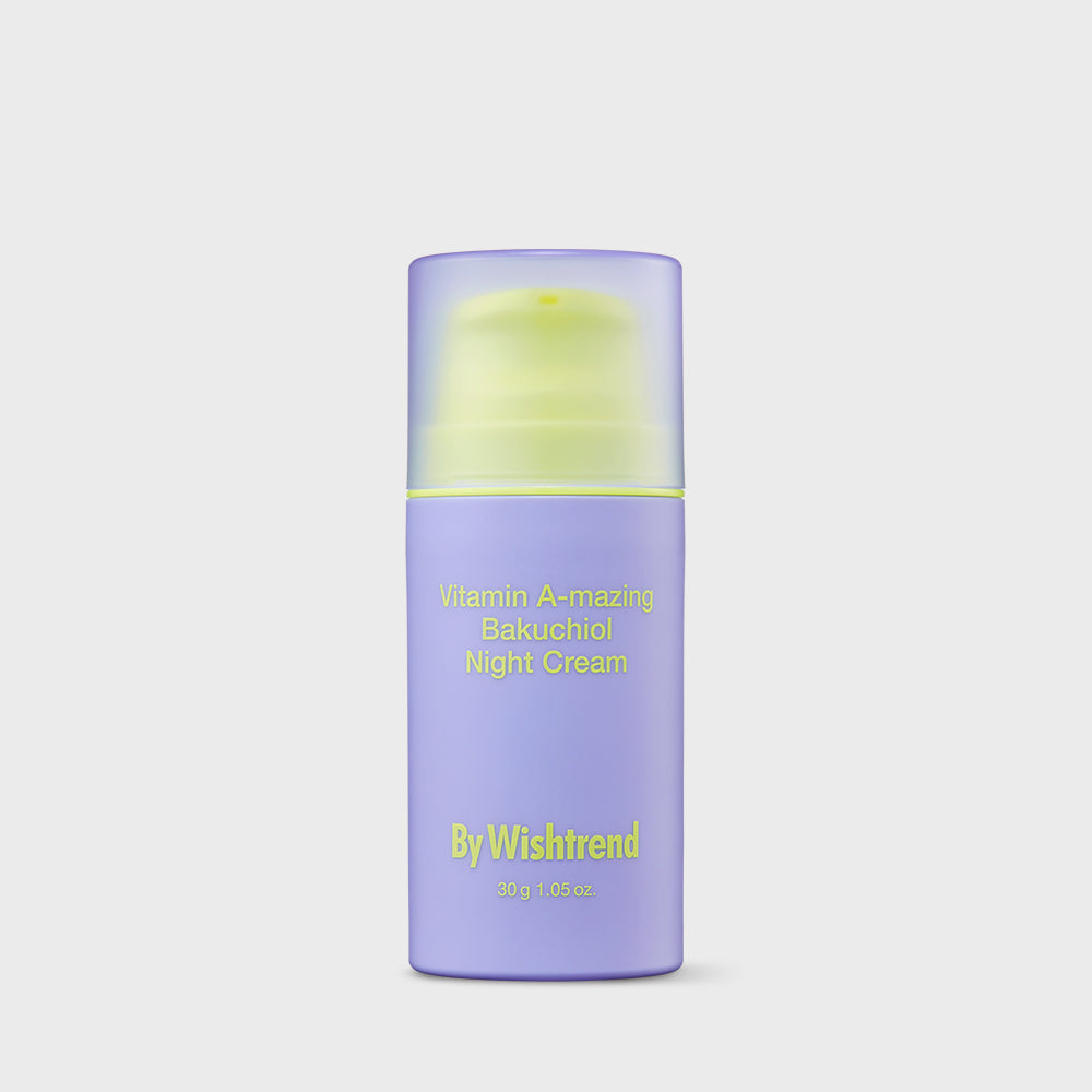 BY WISHTREND Vitamin A-Mazing Bakuchiol Night Cream 30g Available on Seoulbazaar, your online store for trendy korean products.
