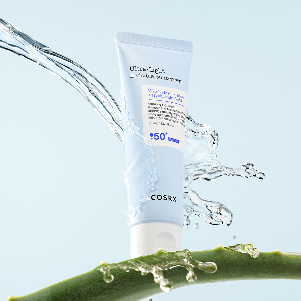 COSRX Ultra-Light Invisible Sunscreen SPF50+ PA++++ 50ml Available on Seoulbazaar, your online store for trendy korean products.