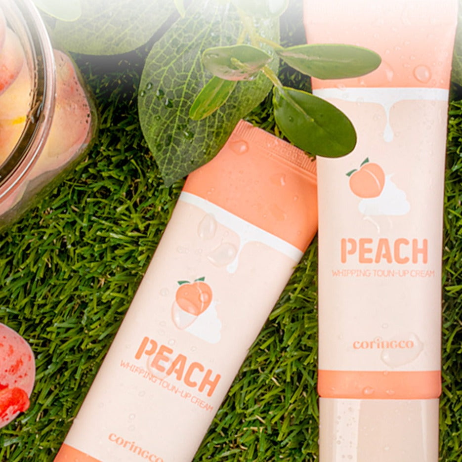 CORINGCO Peach Whipping Tone Up Sunscreen 50ml Available on Seoulbazaar, your online store for trendy korean products.