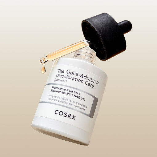 COSRX The Alpha-Arbutin 2 Discoloration Care Serum 50ml Available on Seoulbazaar, your online store for trendy korean products.