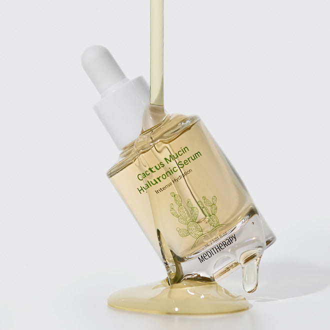 MEDITHERAPY Cactus Mucin Hyaluronic Serum 30ml Available on Seoulbazaar, your online store for trendy korean products.