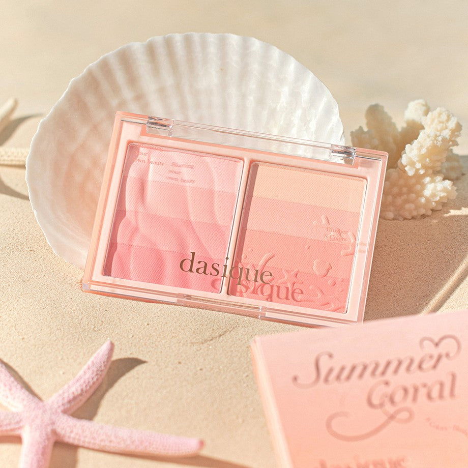 DASIQUE Blending Layer Cheek #01 Summer Coral Available on Seoulbazaar, your online store for trendy korean products.