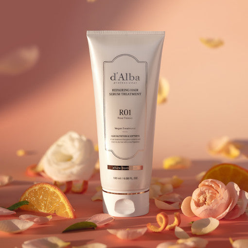 D'ALBA Professional Repairing Hair Serum Treatment 180ml Available on Seoulbazaar, your online store for trendy korean products.