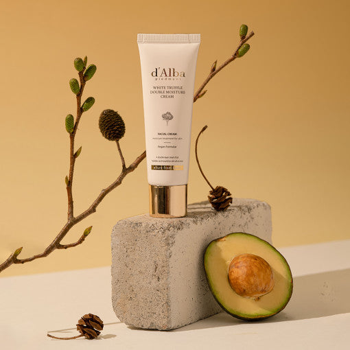 D'ALBA Vegan Double Cream Tube Type 60ml Available on Seoulbazaar, your online store for trendy korean products.