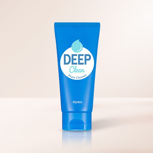 A'PIEU Deep Clean Foam Cleanser 130ml Available on Seoulbazaar, your online store for trendy korean products.