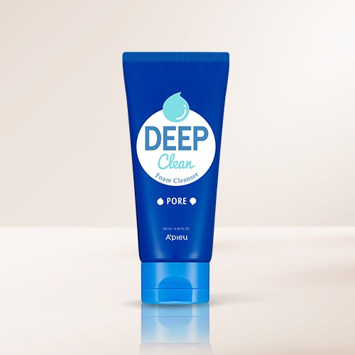 A'PIEU Deep Clean Foam Cleanser Pore 130ml Available on Seoulbazaar, your online store for trendy korean products.