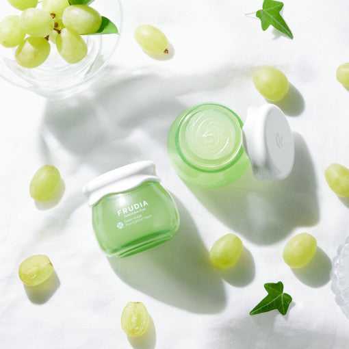 FRUDIA Green Grape Pore Control Cream 55g Available on Seoulbazaar, your online store for trendy korean products.