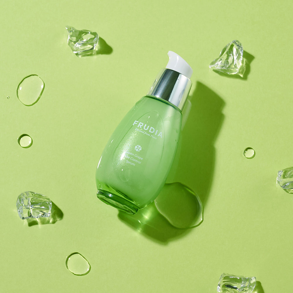 FRUDIA Green Grape Pore Control Serum 50g Available on Seoulbazaar, your online store for trendy korean products.