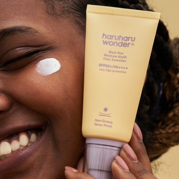 HARUHARU Black Rice Moisture Airyfit Daily Sunscreen 50ml Available on Seoulbazaar, your online store for trendy korean products.