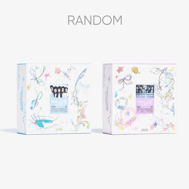 ILLIT 1st Mini Album Super Real Me (Random Ver.) Available on Seoulbazaar, your online store for trendy korean products.