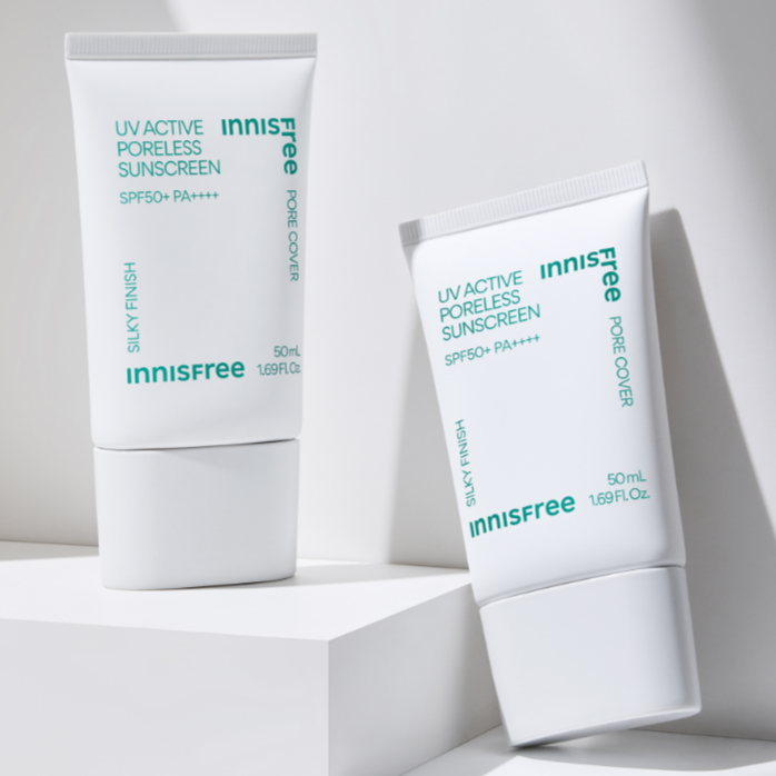 INNISFREE UV Active Poreless Sunscreen 50ml Available on Seoulbazaar, your online store for trendy korean products.