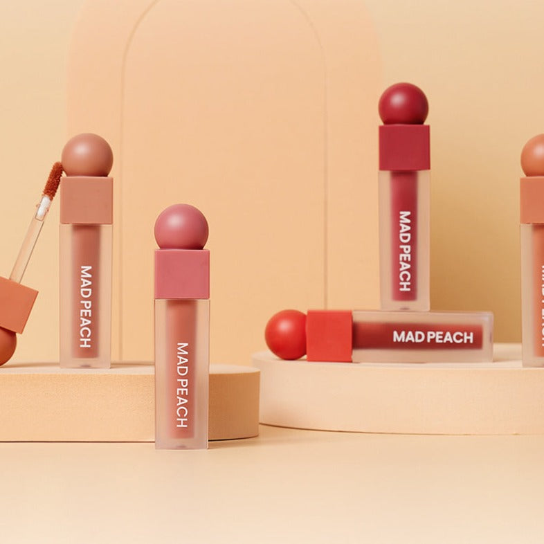 IVI MAD PEACH Smooth Fit Lip Tint Available on Seoulbazaar, your online store for trendy korean products.