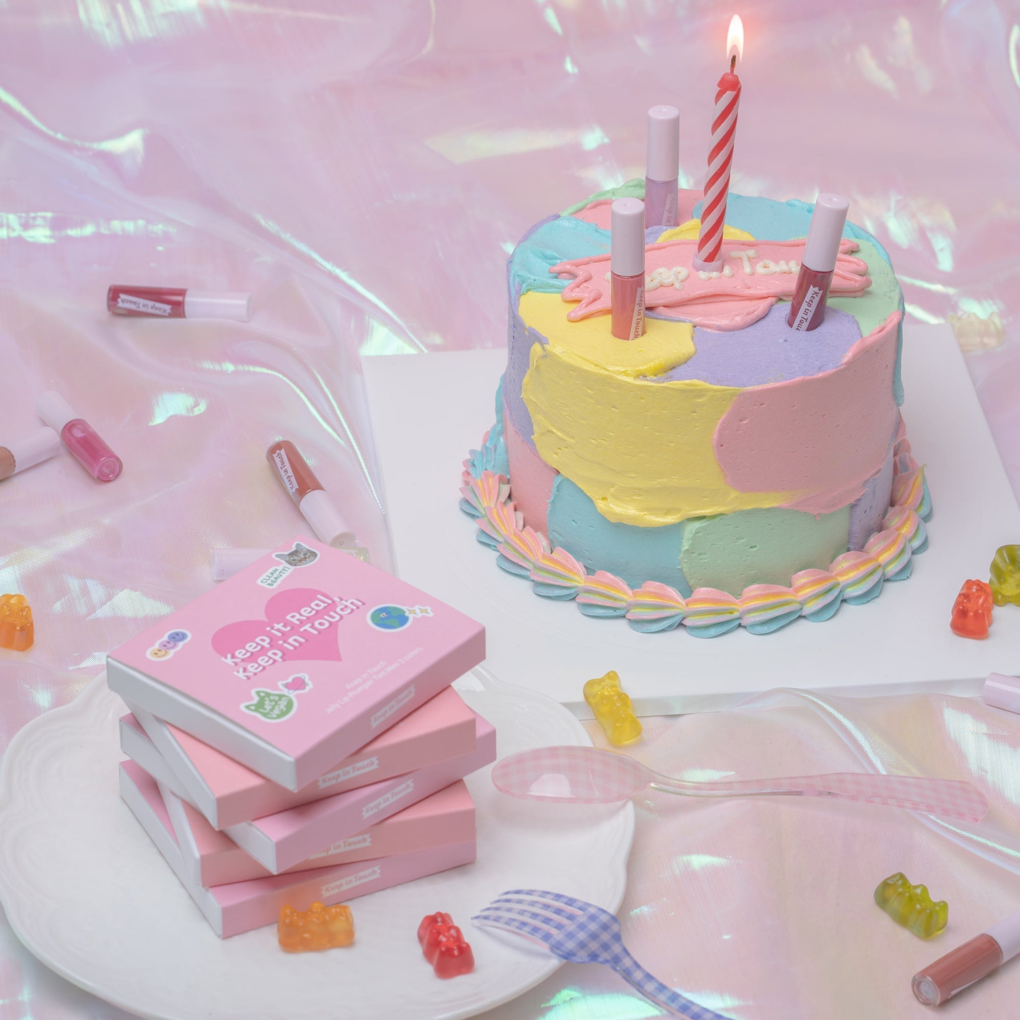 KEEP IN TOUCH Jelly Lip Plumper Tini Mini 3 Colors Set Available on Seoulbazaar, your online store for trendy korean products.