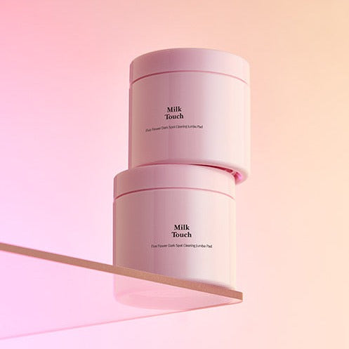MILK TOUCH Five Flower Dark Spot Clearing Jumbo Pad 130ml Available on Seoulbazaar, your online store for trendy korean products.