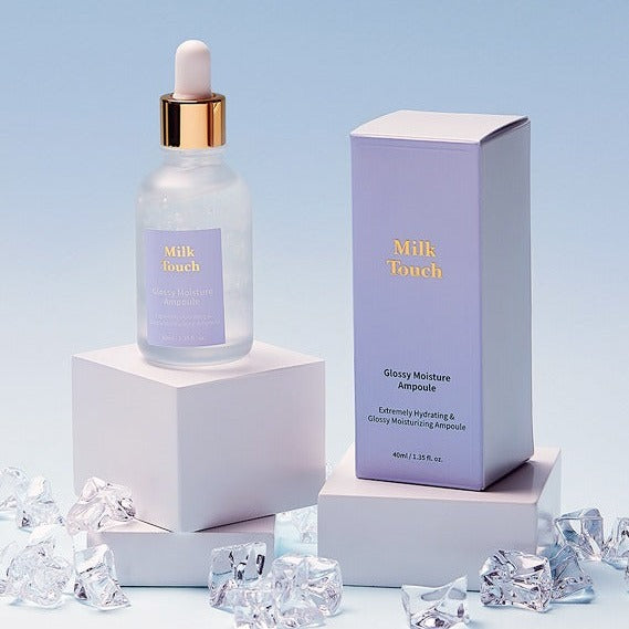 MILK TOUCH Glossy Moisture Ampoule 40ml Available on Seoulbazaar, your online store for trendy korean products.
