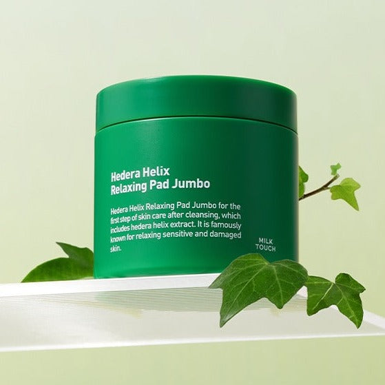 MILK TOUCH Hedero Helix Relaxing Pad Jumbo 130ml Available on Seoulbazaar, your online store for trendy korean products.