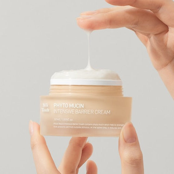 MILK TOUCH Phyto Mucin Intensive Barrier Cream 50ml Available on Seoulbazaar, your online store for trendy korean products.