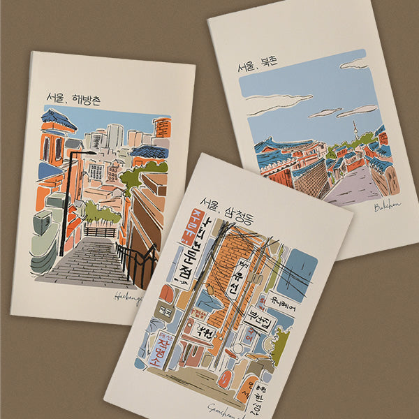 MONOLIKE Seoul Paperback Line Notebook Available on Seoulbazaar, your online store for trendy korean products.