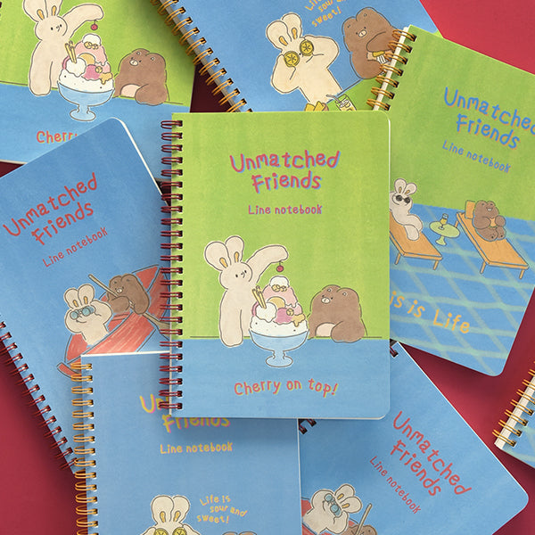 MONOLIKE Unmatched Line Notebook Available on Seoulbazaar, your online store for trendy korean products.