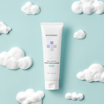 BANOBAGI Milk Thistle Repair Cica Foam Cleanser Plus 120ml Available on Seoulbazaar, your online store for trendy korean products.