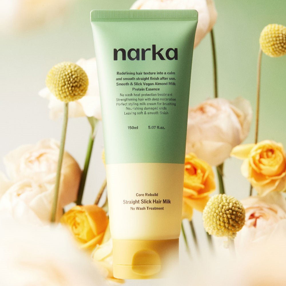NARKA Straight Slick Hair Milk No Wash Treatment 150ml Available on Seoulbazaar, your online store for trendy korean products.