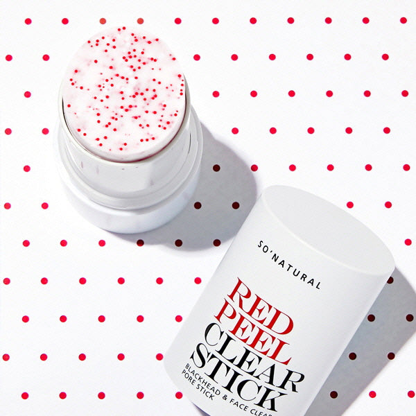 SO NATURAL Red Peel Clear Stick 23g Available on Seoulbazaar, your online store for trendy korean products.