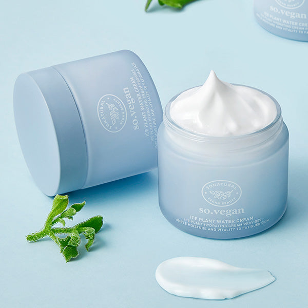 SO NATURAL So Vegan Ice Plant Water Cream 70ml Available on Seoulbazaar, your online store for trendy korean products.