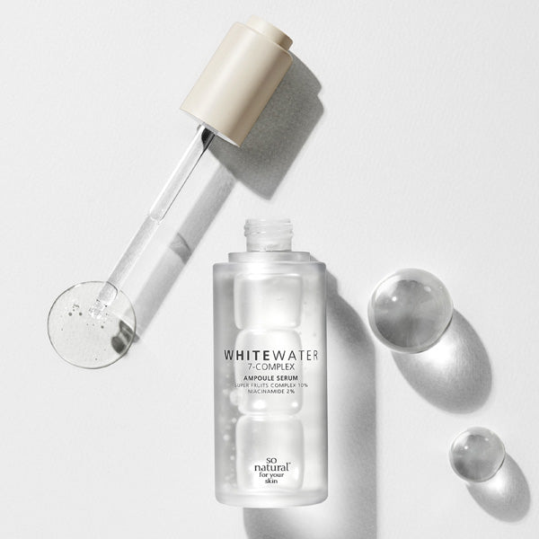 SO NATURAL White Water Ampoule Serum 50ml Available on Seoulbazaar, your online store for trendy korean products.