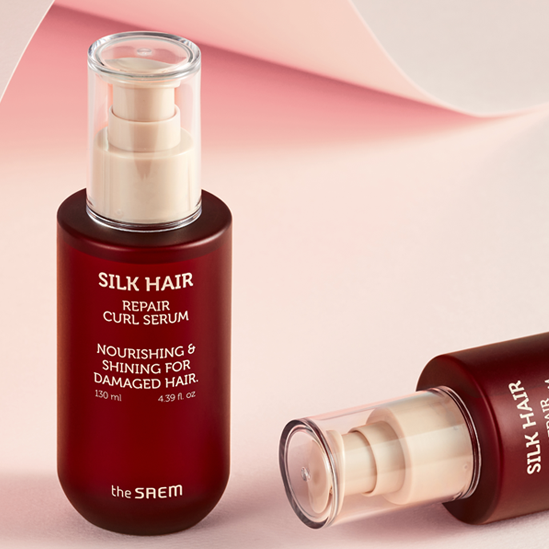 THE SAEM Silk Hair Repair Curl Serum 130ml Available on Seoulbazaar, your online store for trendy korean products.