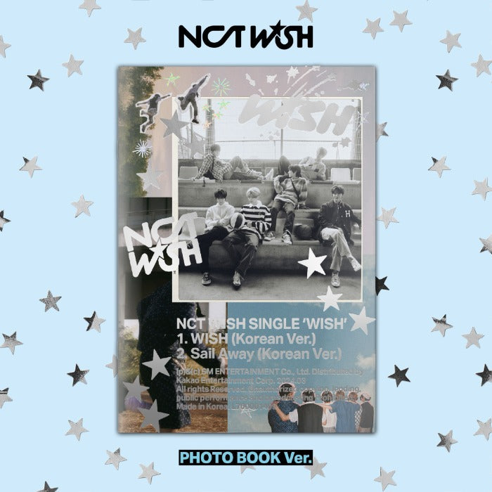 NCT WISH Single Album WISH (Photobook Ver.) Available on Seoulbazaar, your online store for trendy korean products.