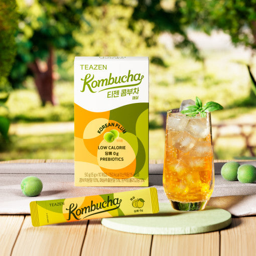 TEAZEN Kombucha Korean Plum 10 Sticks Available on Seoulbazaar, your online store for trendy korean products.