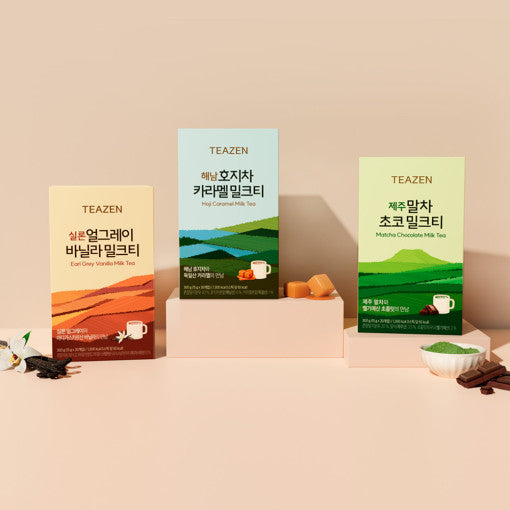 TEAZEN Milk Tea 20 Sticks Available on Seoulbazaar, your online store for trendy korean products.