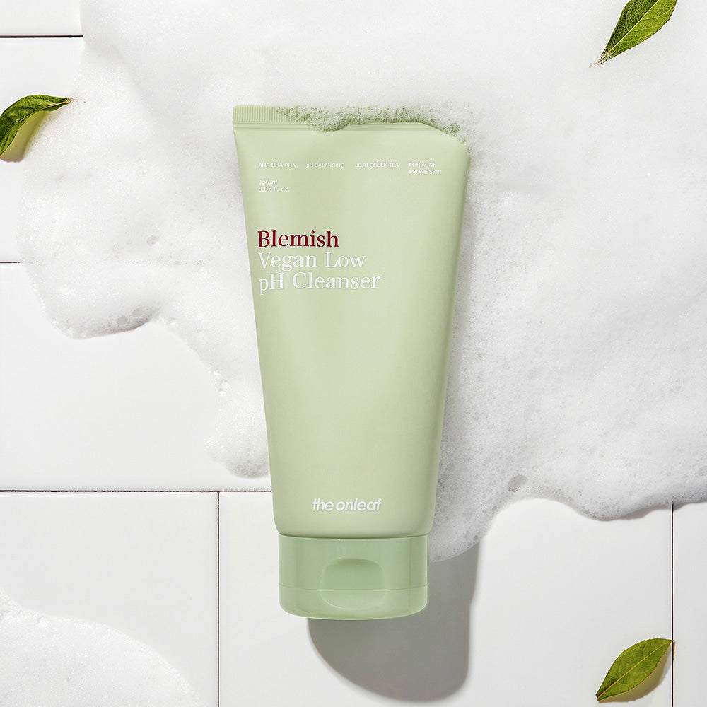 THE ONLEAF Blemish Vegan Low pH Cleanser 150ml Available on Seoulbazaar, your online store for trendy korean products.