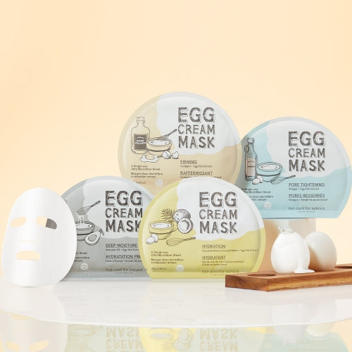 TOO COOL FOR SCHOOL Egg Cream Mask Available on Seoulbazaar, your online store for trendy korean products.