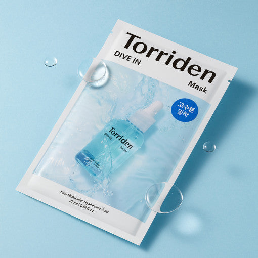 TORRIDEN Dive In Low Molecular Hyaluronic Acid Mask Available on Seoulbazaar, your online store for trendy korean products.