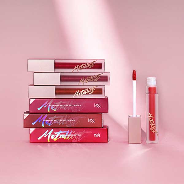TOUCH IN SOL Metallist Matte Liquid Lipstick Available on Seoulbazaar, your online store for trendy korean products.