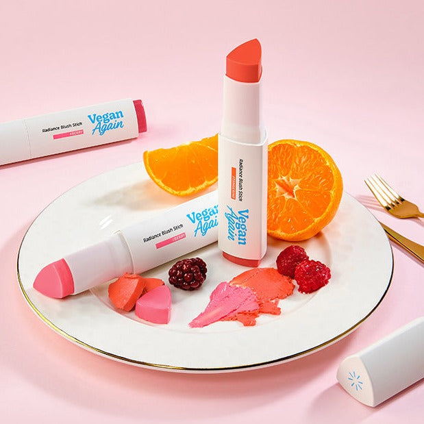 TOUCH IN SOL Vegan Again Radiance Cream Blush Stick Available on Seoulbazaar, your online store for trendy korean products.