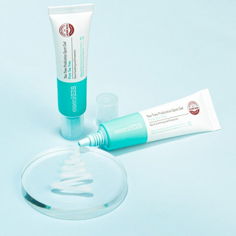 ESSENHERB Tea Tree Probiotics Spot Gel 20ml Available on Seoulbazaar, your online store for trendy korean products.