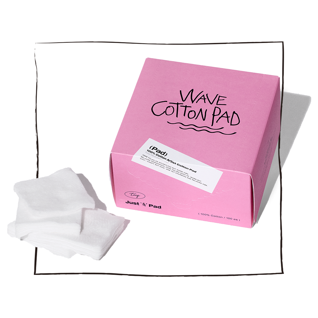 TOOQ Wave Cotton Pad disponible sur Ma petite Coree, ton Eshop 100% K-beauty en direct de Seoul