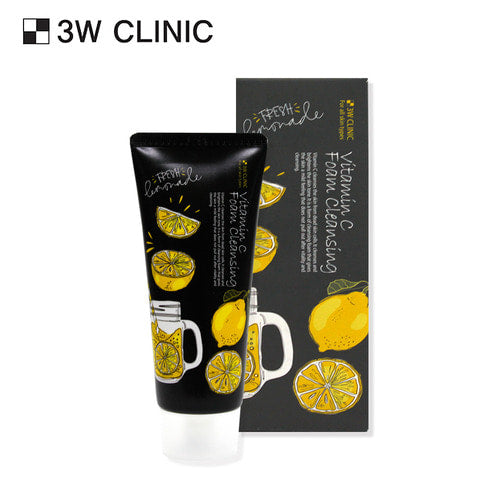 3W CLINIC Vitamin C Foam Cleansing 100ml Available on Seoulbazaar, your online store for trendy korean products.