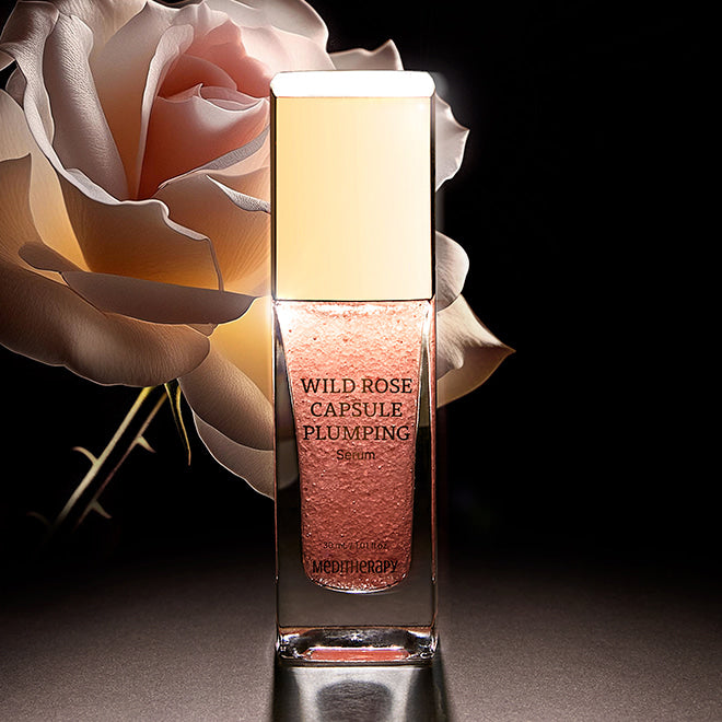MEDITHERAPY Wild Rose Capsule Plumping Serum 30ml Available on Seoulbazaar, your online store for trendy korean products.